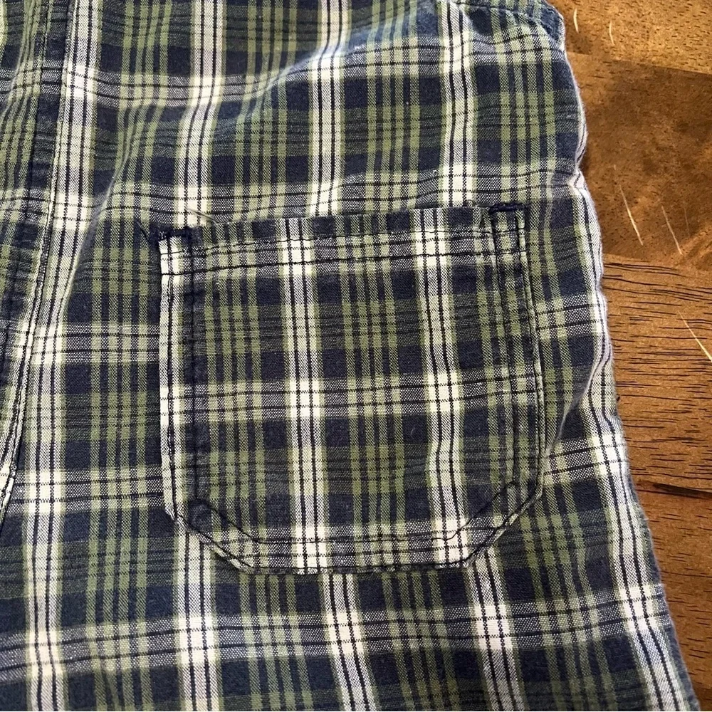 Vintage KHQ Sportswear Baby Overalls 9-12 Months Plaid Monkey Bear 90s Y2K